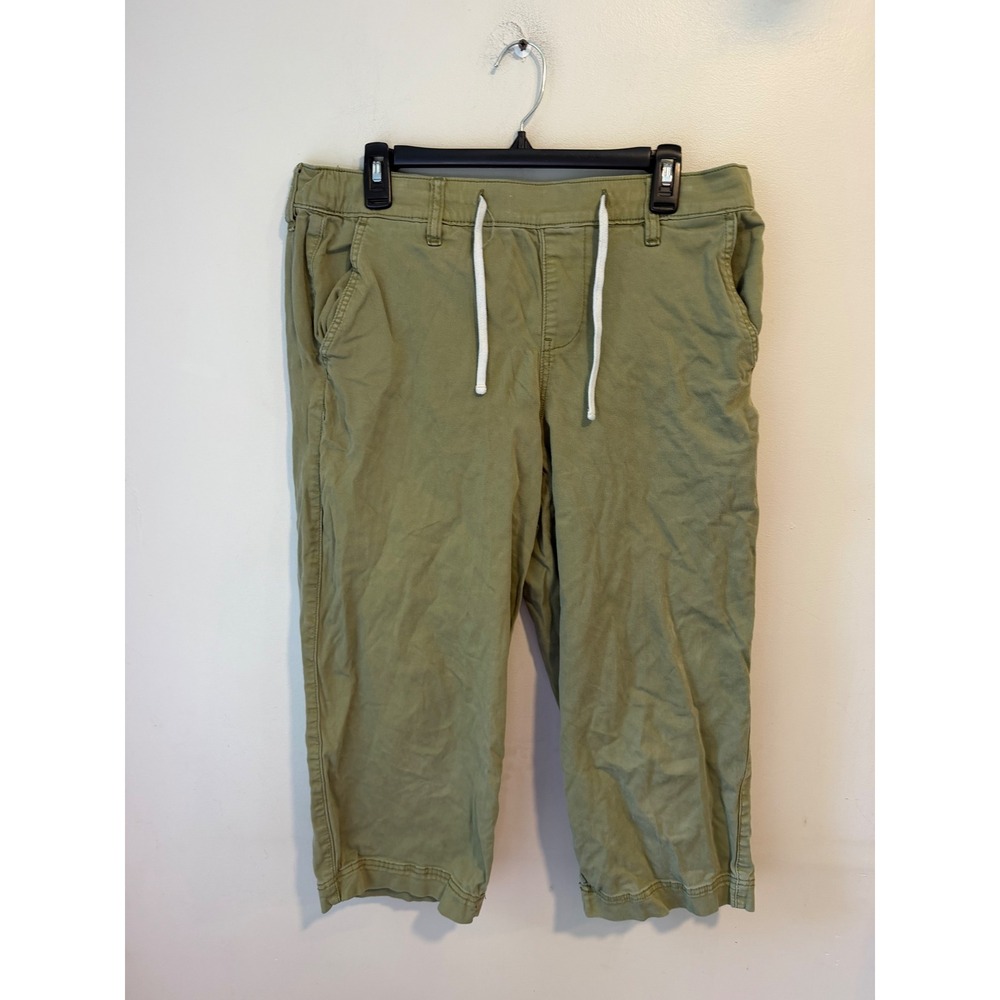 Torrid Womens Olive Green Cropped Drawstring Jogger Pants Size 1 Plus Size